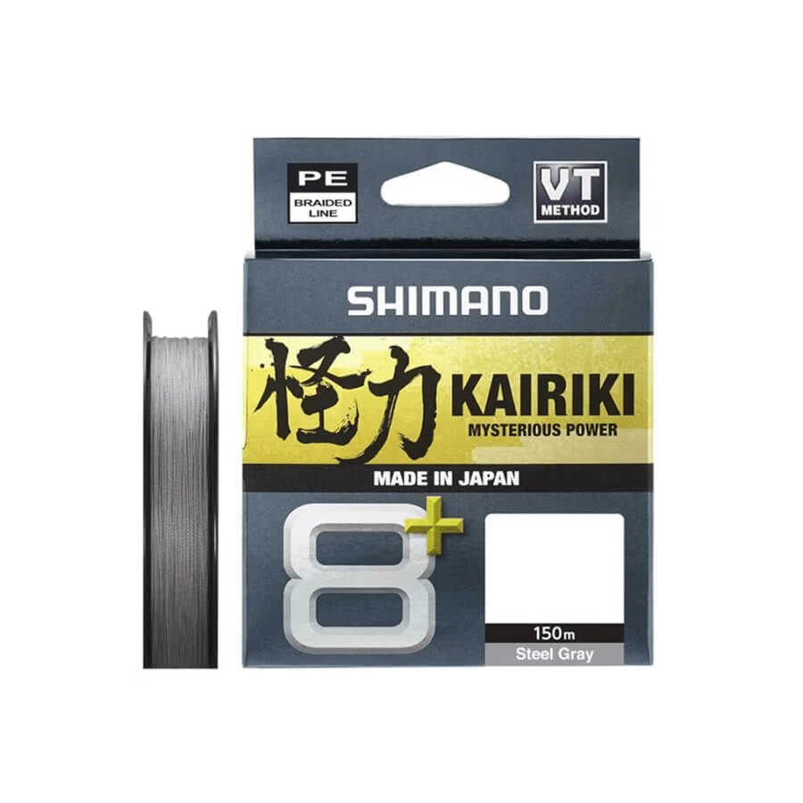 【shishii】 Shimano Kairiki + 8x 150 Mt Grey İp Misina 0.06 mm - Hızlı Kargo