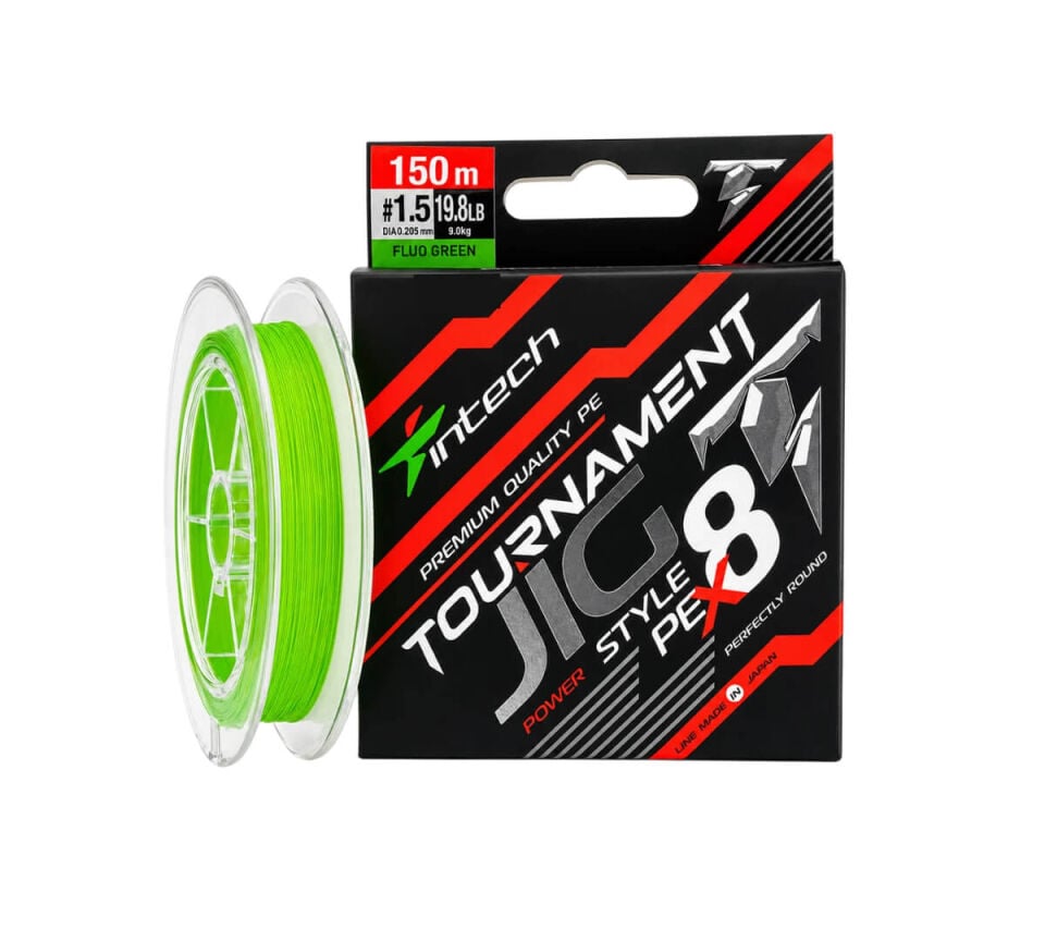 Intech Tournament Jig Style 8x Fluo Green 150 Mt İp Misina
