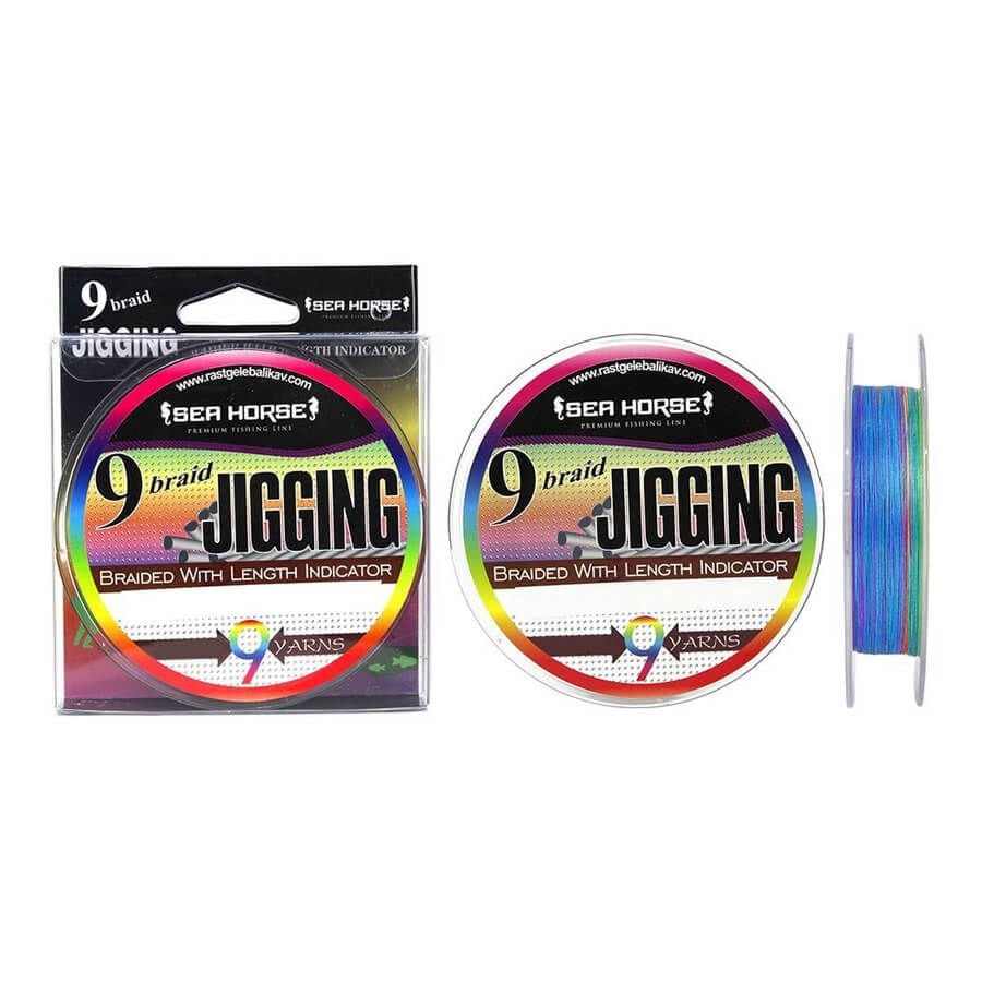 Sea Horse Jigging 9x 300 Mt Multi Color İp Misina 0.06mm