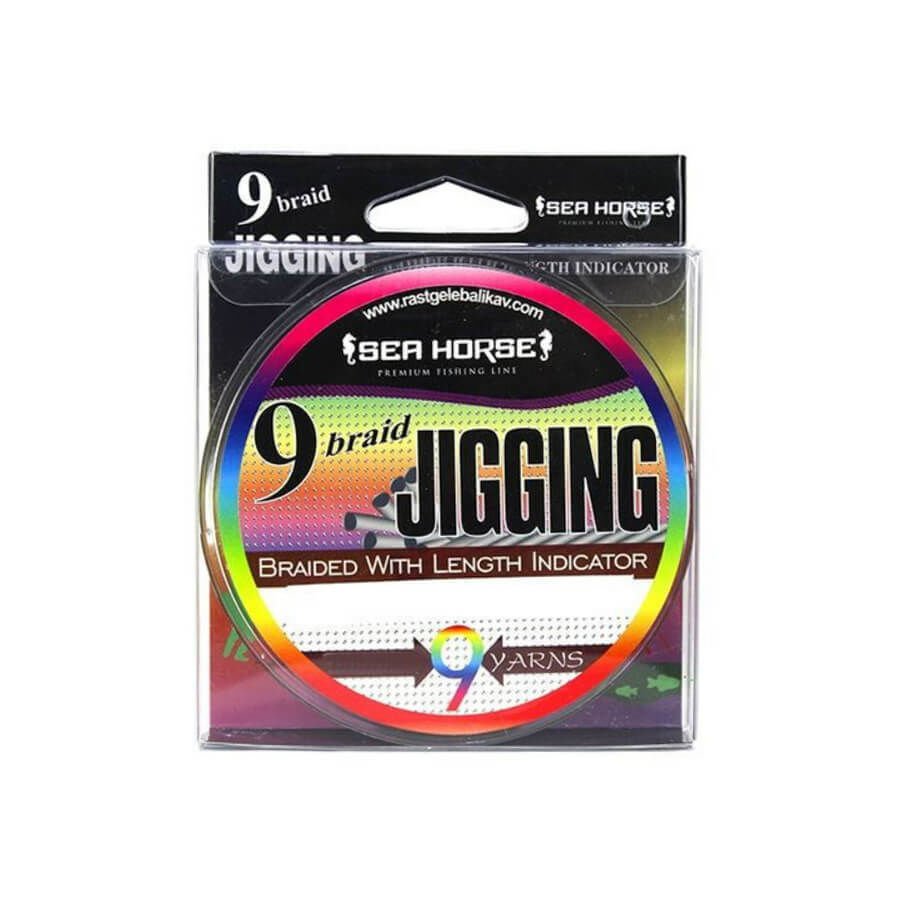 Sea Horse Jigging 9x 300 Mt Multi Color İp Misina - Hızlı Kargo