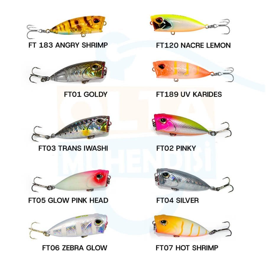 Fujin Tiny Popper 4 Cm 3 Gr Mini LRF Popper