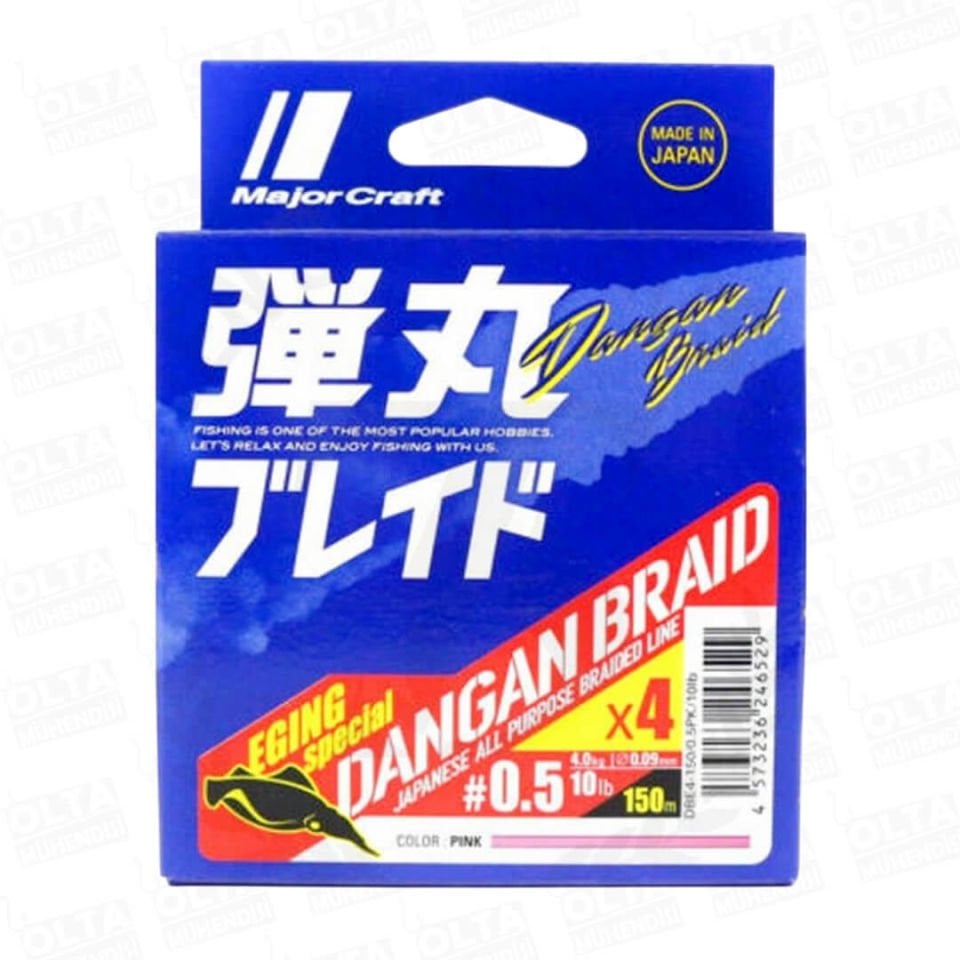 Major Craft Dangan Braid Eging Special 4x 150mt İp Misina 0.3 PE