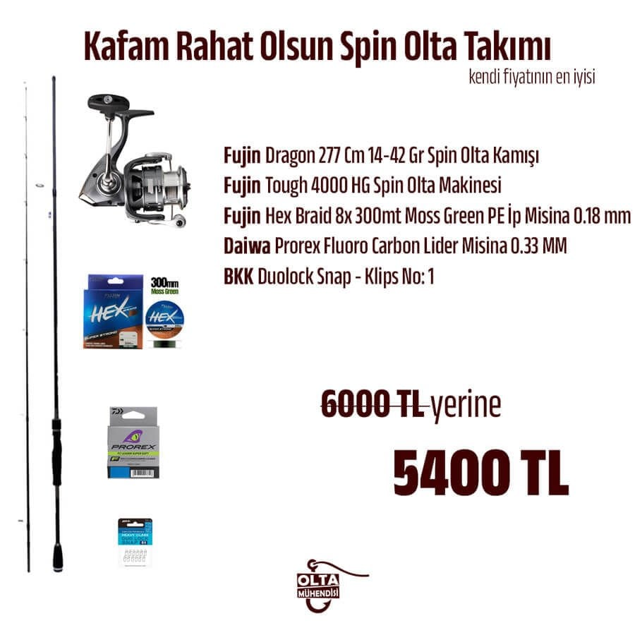 Kafam Rahat Olsun Spin Olta Takımı