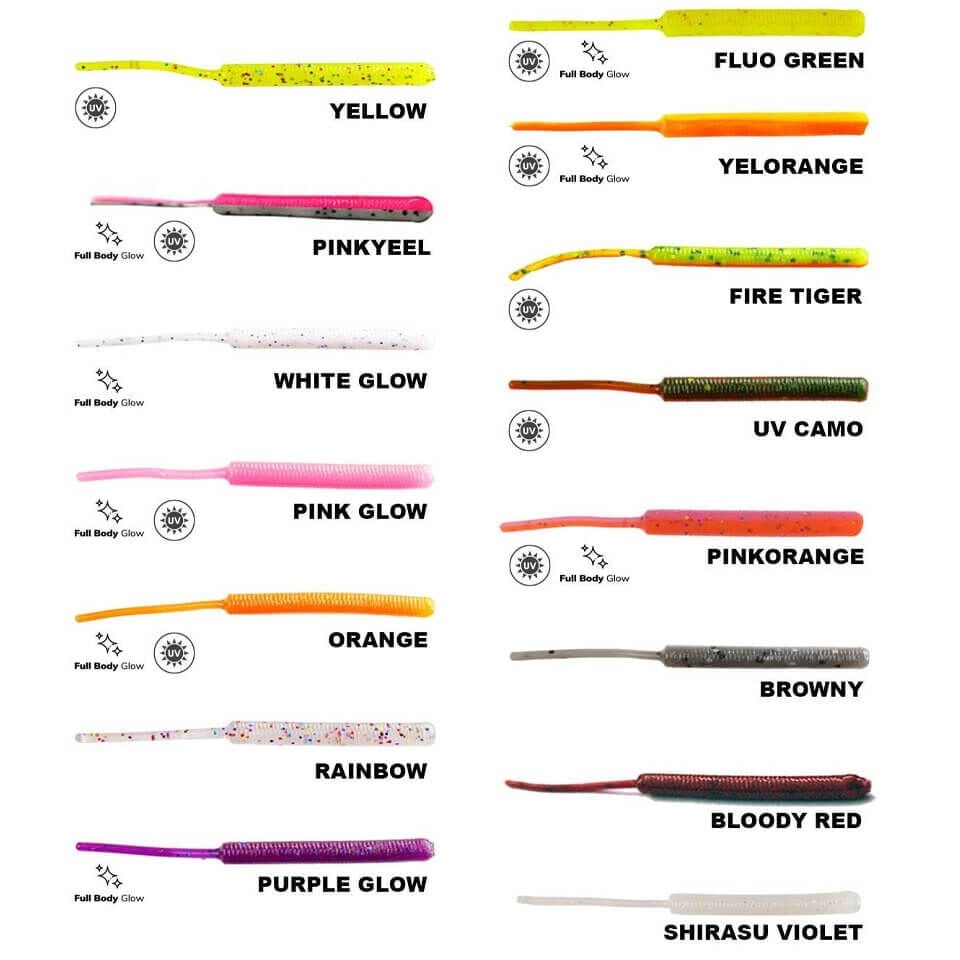 Fujin Baby Worm 5.2 cm LRF Silikon Yem Pink Glow