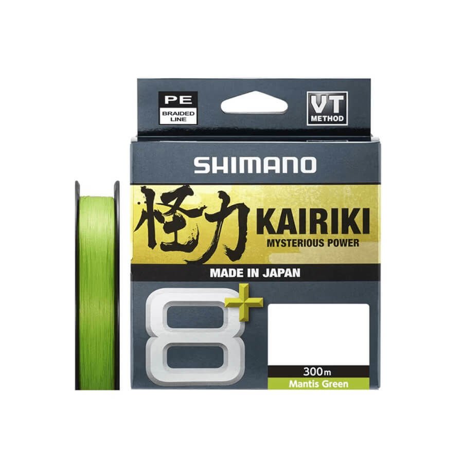 Shimano Kairiki + 8x 300 Mt Mantis Green İp Misina