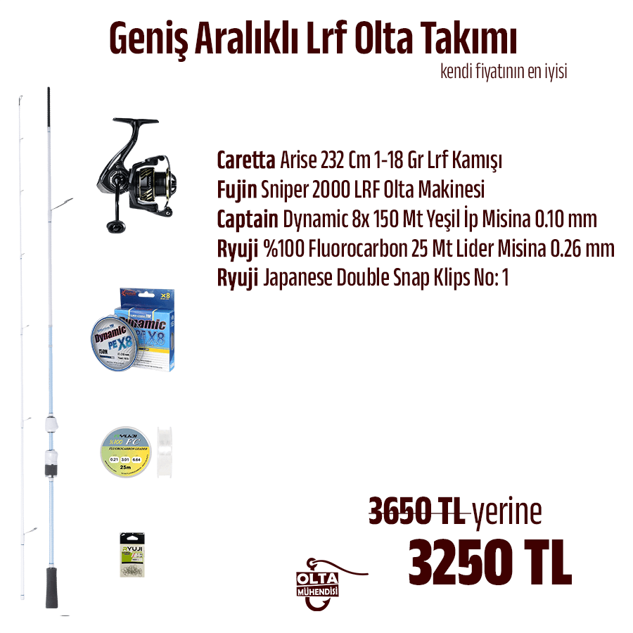 Geniş Aralıklı Lrf Olta Takımı
