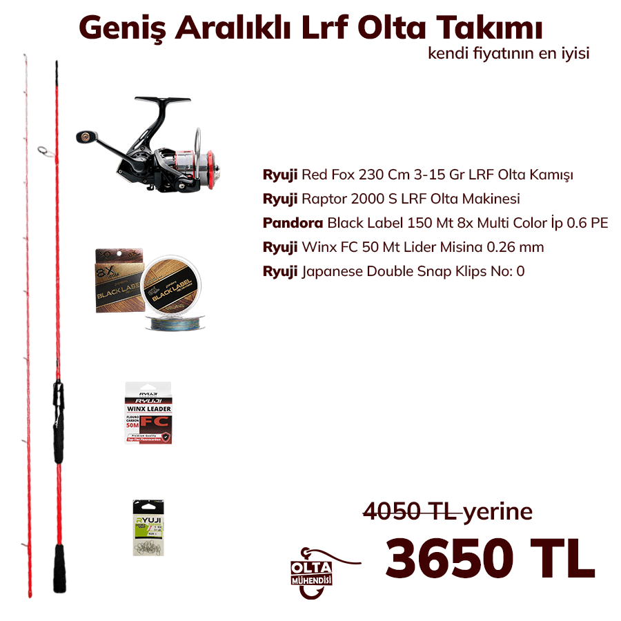 Geniş Aralıklı Lrf Olta Takımı
