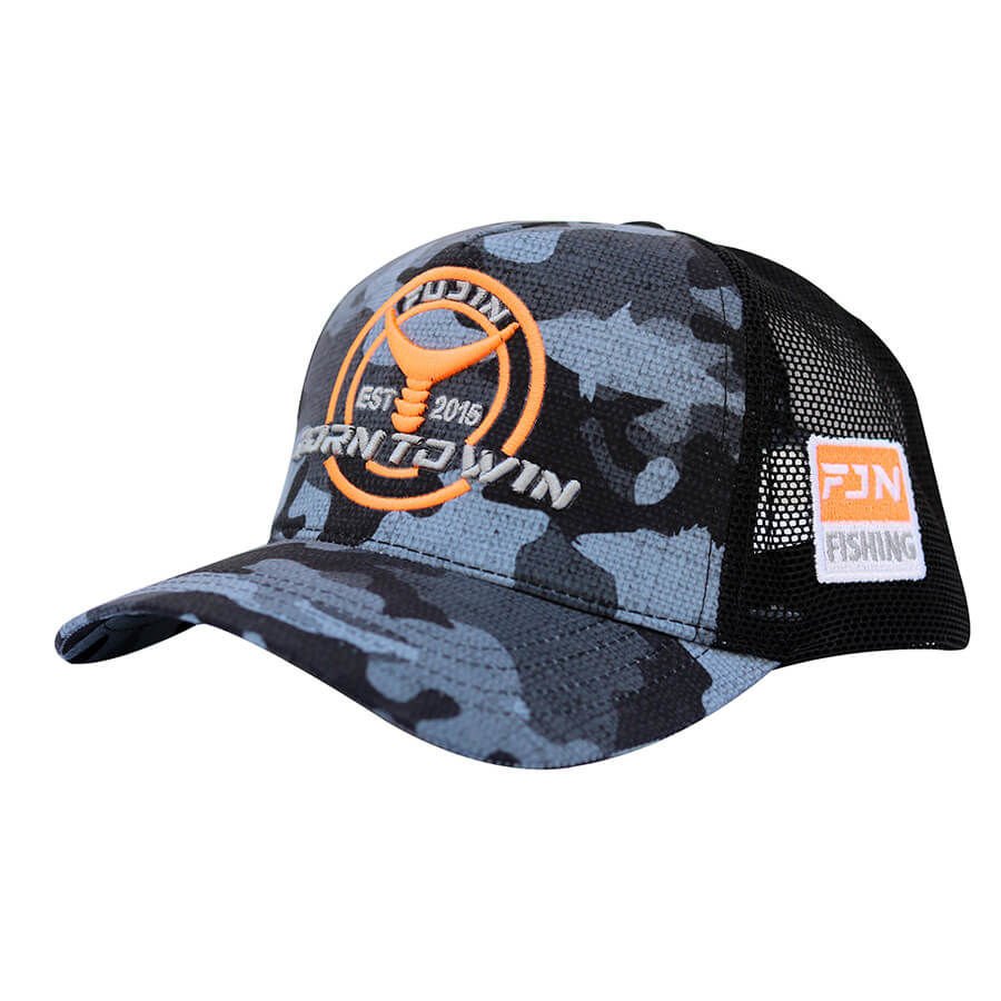 Fujin Black Camo Tuna Balıkçı Şapkası