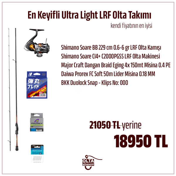 En Keyifli Ultra Light LRF Olta Takımı