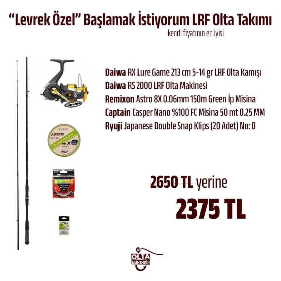 Levrek Özel Başlamak İstiyorum LRF Olta Takımı