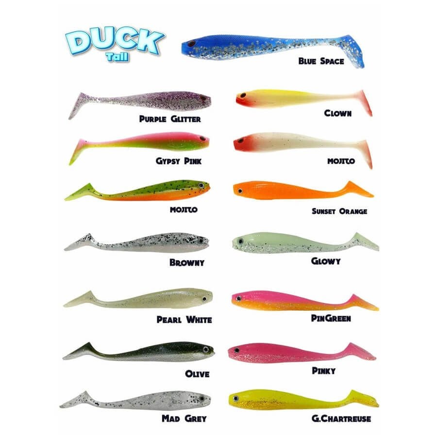 Fujin Duck Tail 9 cm Silikon Yem