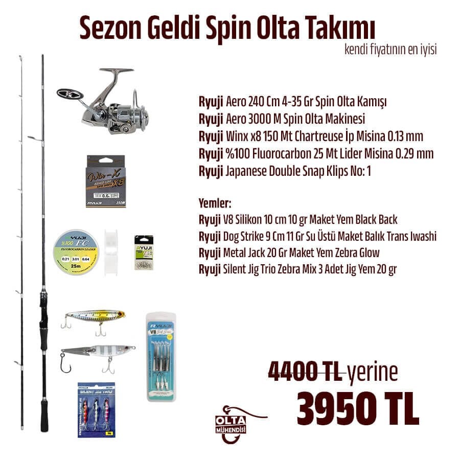 Sezon Geldi Spin Olta Takımı