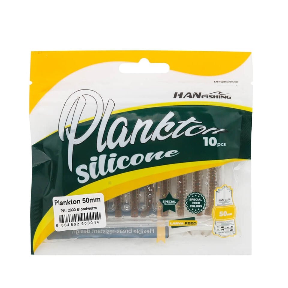 Hanfish Plankton 5 Cm Lrf Silikon Yem PK-2000 Blodyworm