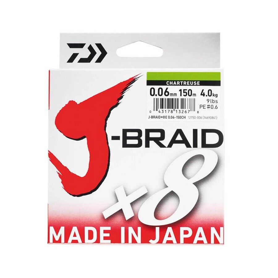 Daiwa JBraid 8B Chartreuse 150 M İp Misina