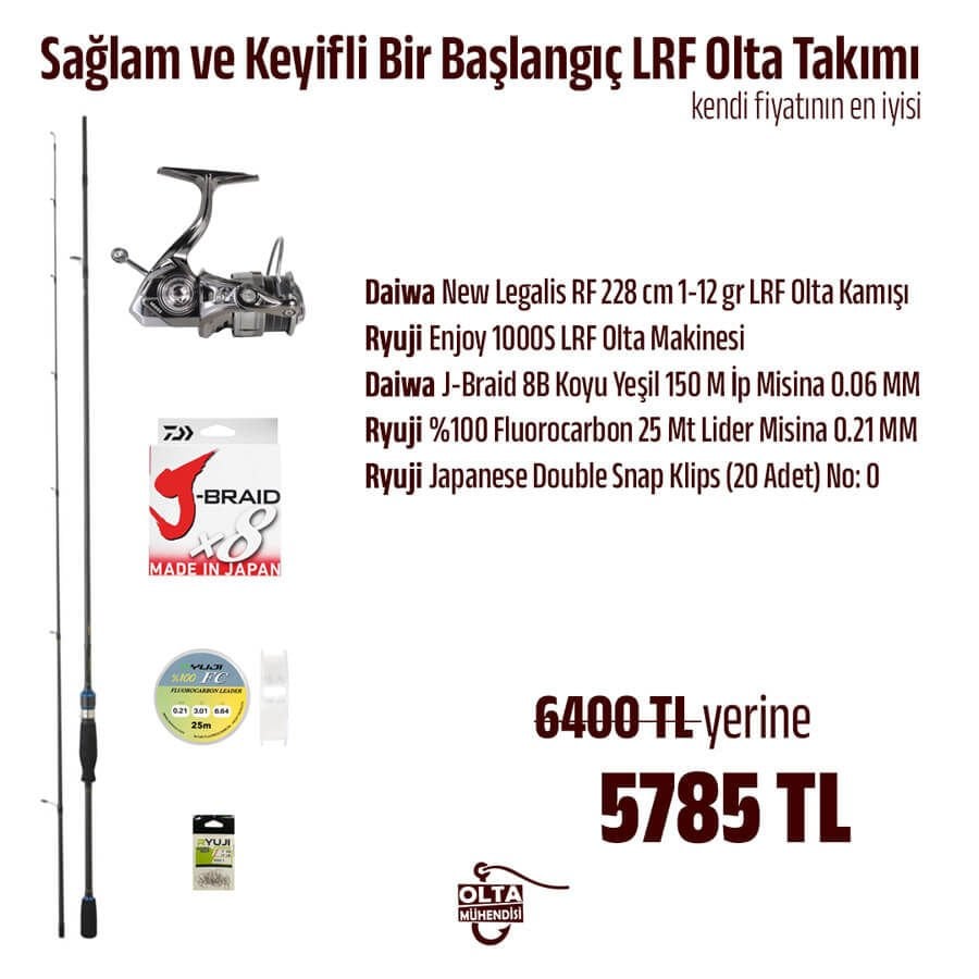 Sağlam ve Keyifli Bir Başlangıç LRF Olta Takımı