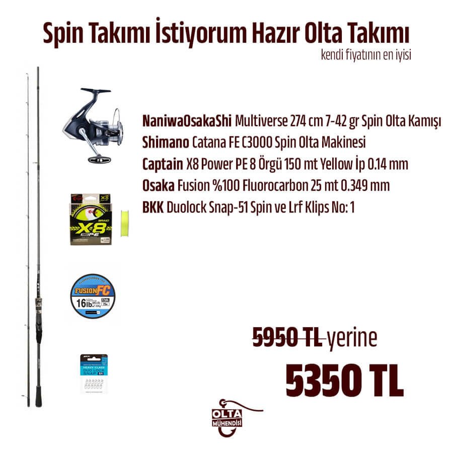 Spin Takım İstiyorum Hazır Olta Takımı