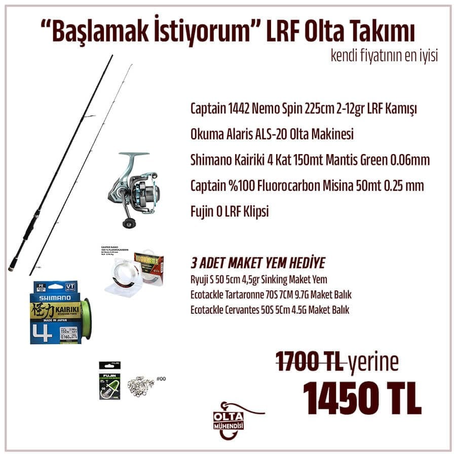 Başlamak İstiyorum LRF Olta Takımı