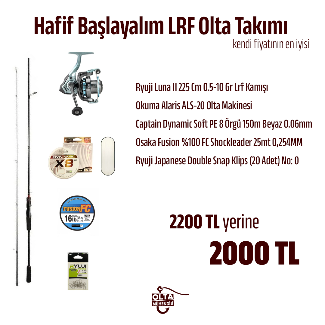 Hafif Başlayalım LRF Olta Takımı