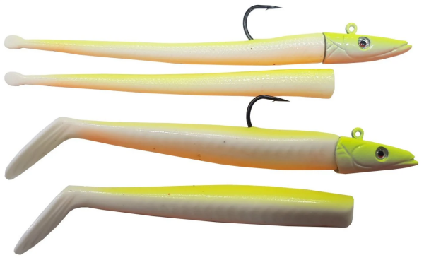 Savage gear Sandeel and Slug 10cm 10g 4+2 Adet - 32 Lemon Back