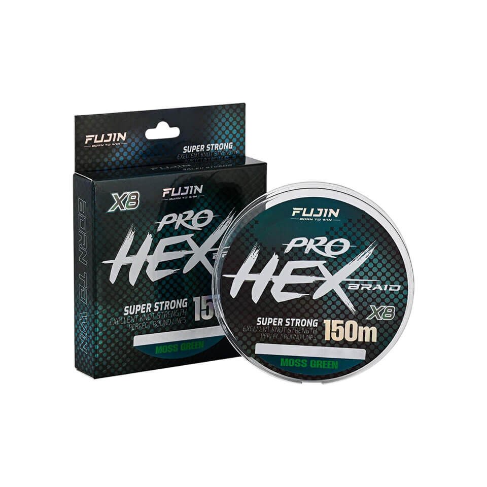 Fujin Pro Hex 8x 150 Mt Moss Green İp Misina - Hızlı Kargo