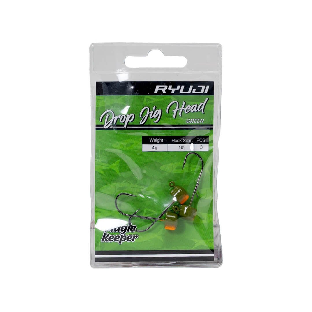 Ryuji Drop Jighead Green