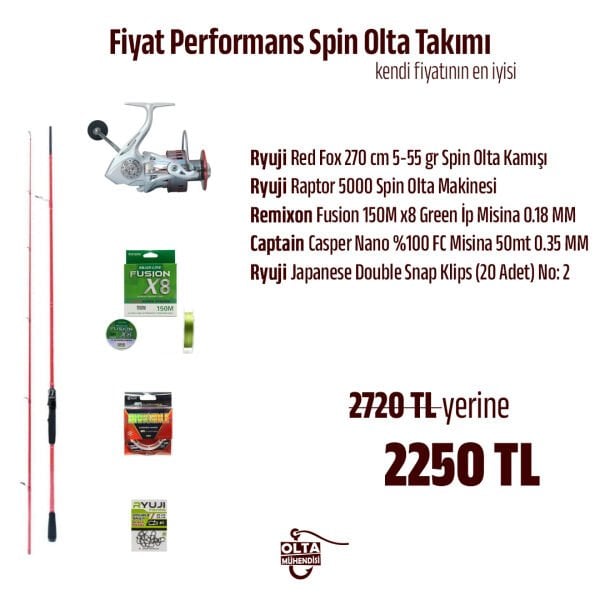 Fiyat Performans Spin Olta Takımı