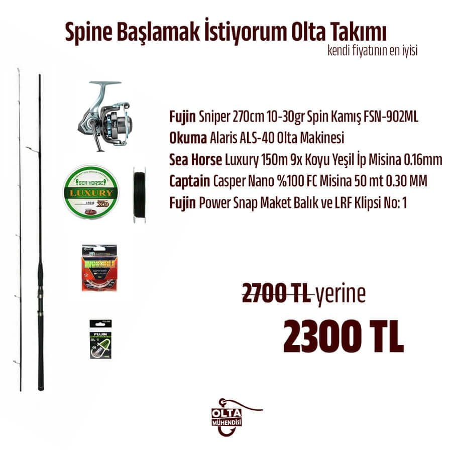 Spine Başlamak İstiyorum Olta Takımı