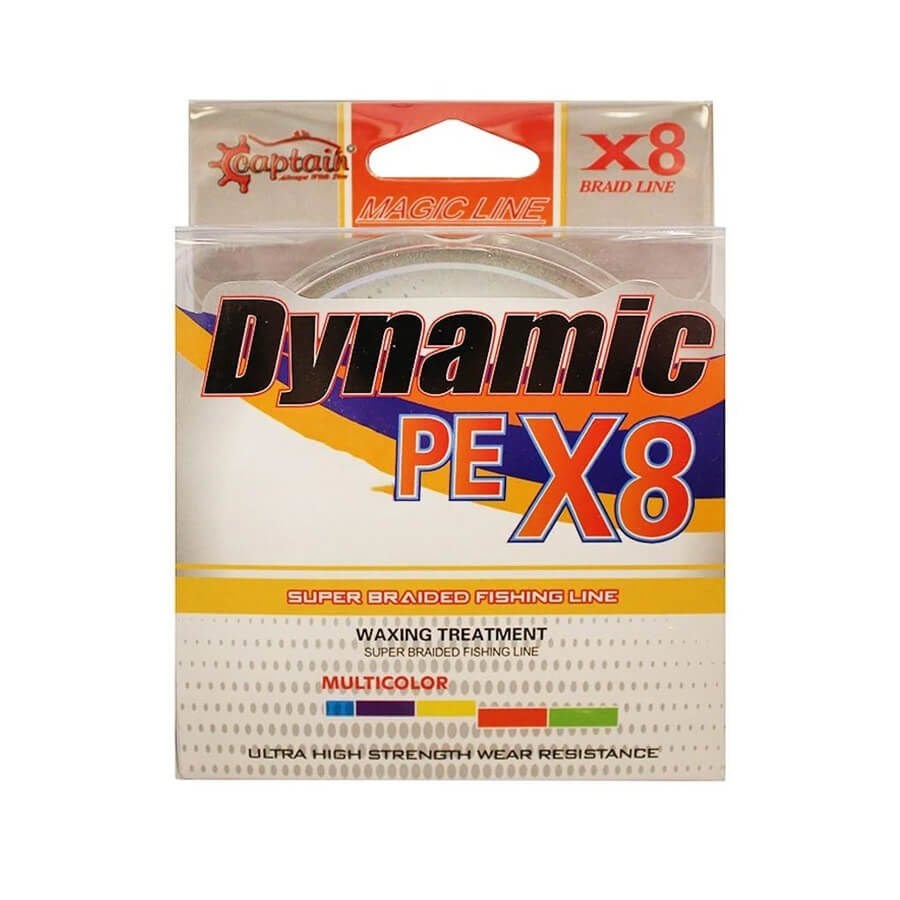 Captain Dynamic Soft PE 8 Örgü İp Misina 150mt Multi Color