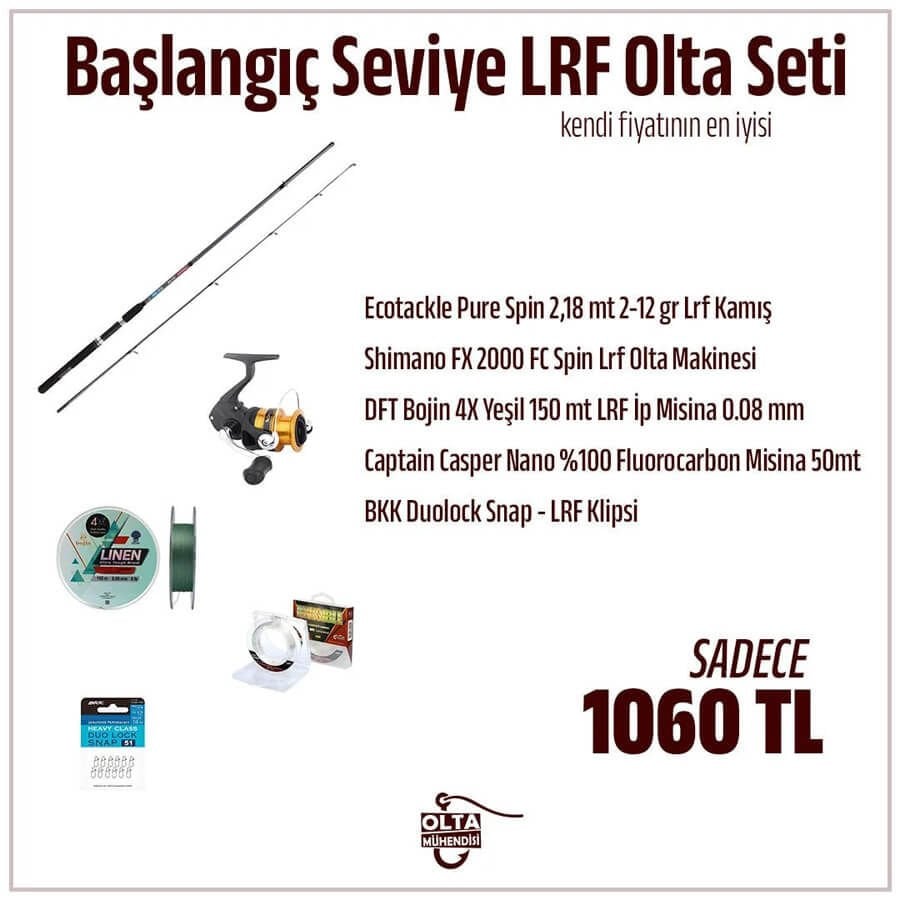 Başlangıç Seviyesi LRF Olta Takımı Seti