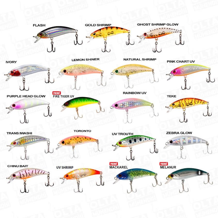 Ryuji Baby Minnow 5 Cm 4.5 Gr Maket Yem