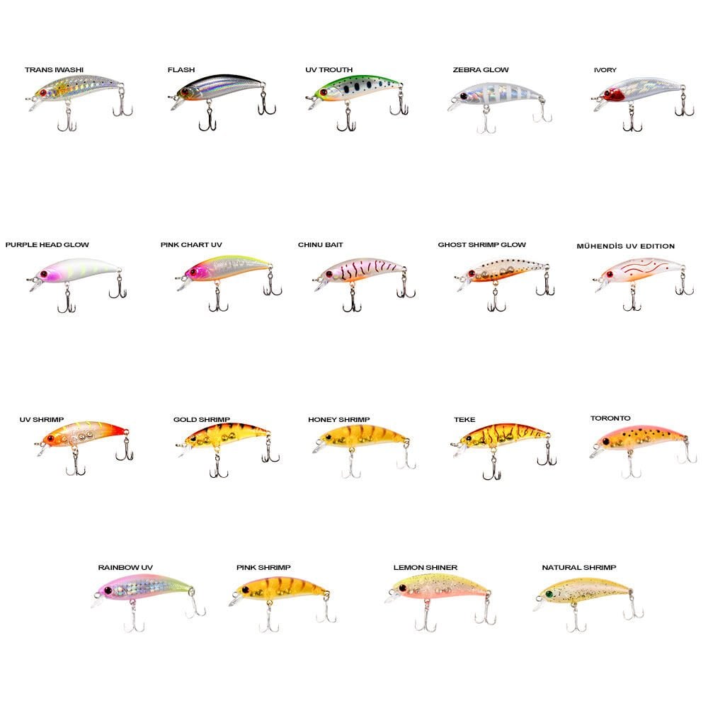Ryuji Baby Minnow 5 Cm 4.5 Gr Maket Yem MELANUR