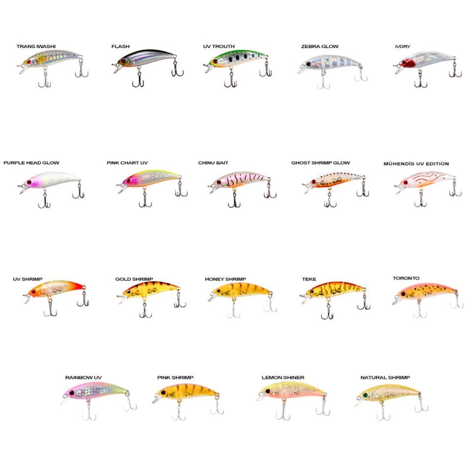 Ryuji Baby Minnow 5 Cm 4.5 Gr Maket Yem MELANUR