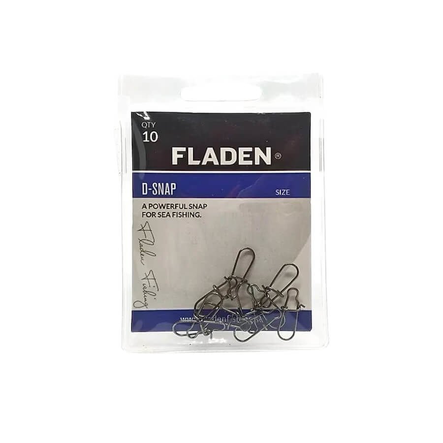 Fladen D-Snap Klips 10P