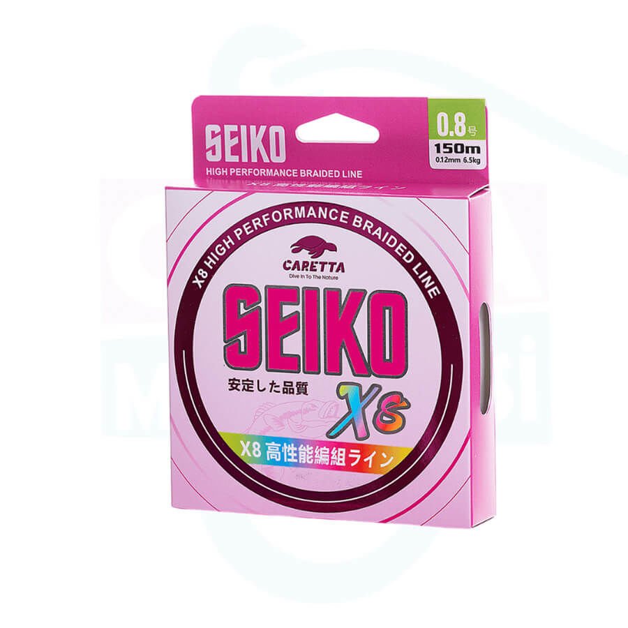 Caretta Seiko 8x 150 Mt Multi Color İp Misina 0.14 mm - Hızlı Kargo