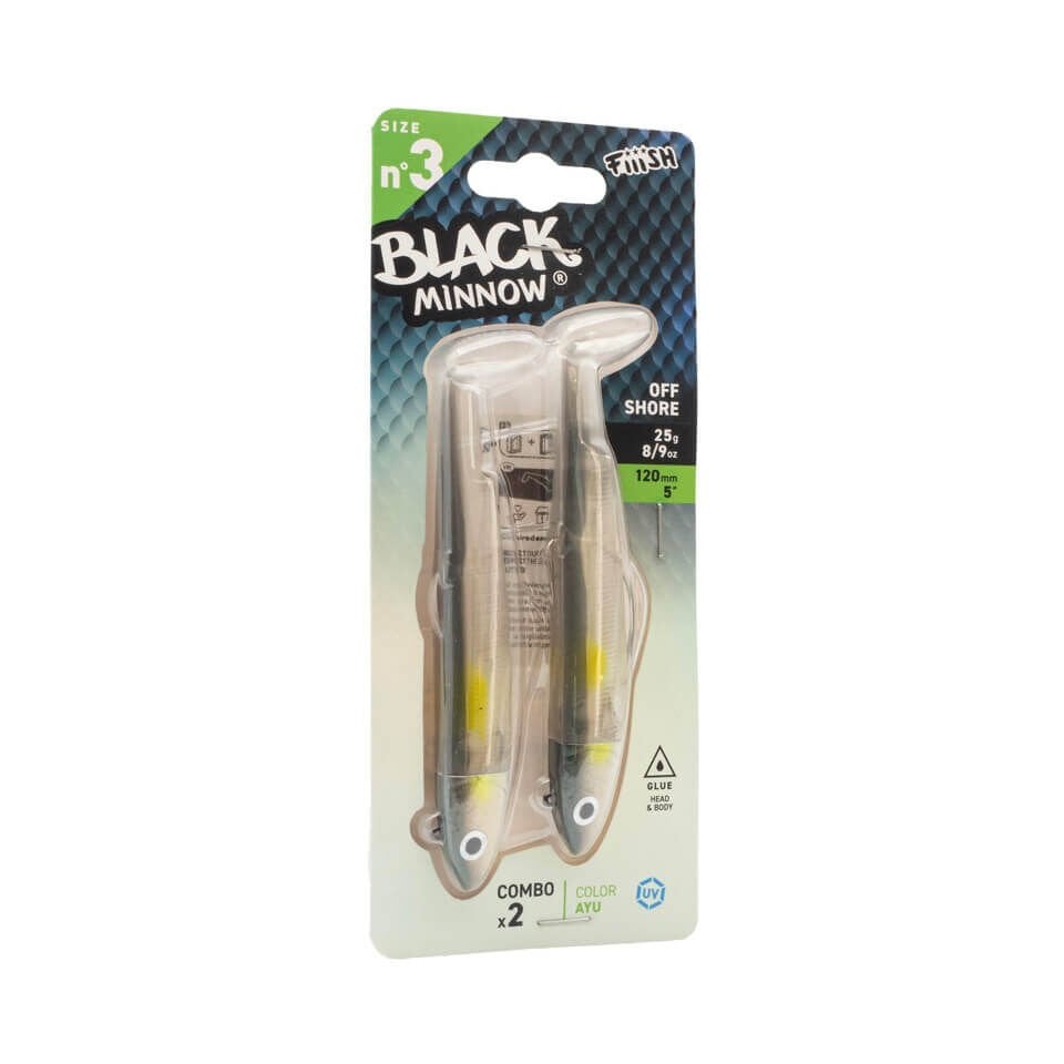 Fiiish Black Minnow BM120/3 BM3174 Double Combo Off Shore 25 Gr - Ayu