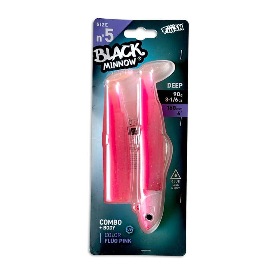 Fiiish Black Minnow BM160/5 BM1427 Combo Deep 90 Gr - Fluo Pink