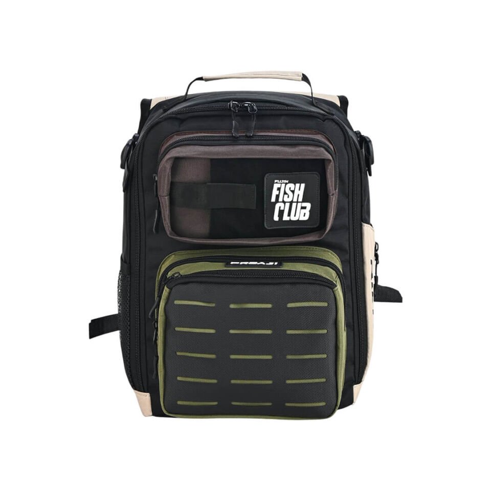Fujin ProAji Back Pack Green Bej Balıkçı Sırt Çantası - Hızlı Kargo