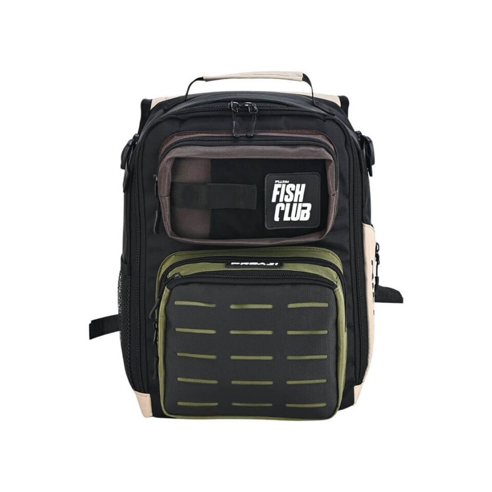 Fujin ProAji Back Pack Green Bej Balıkçı Sırt Çantası