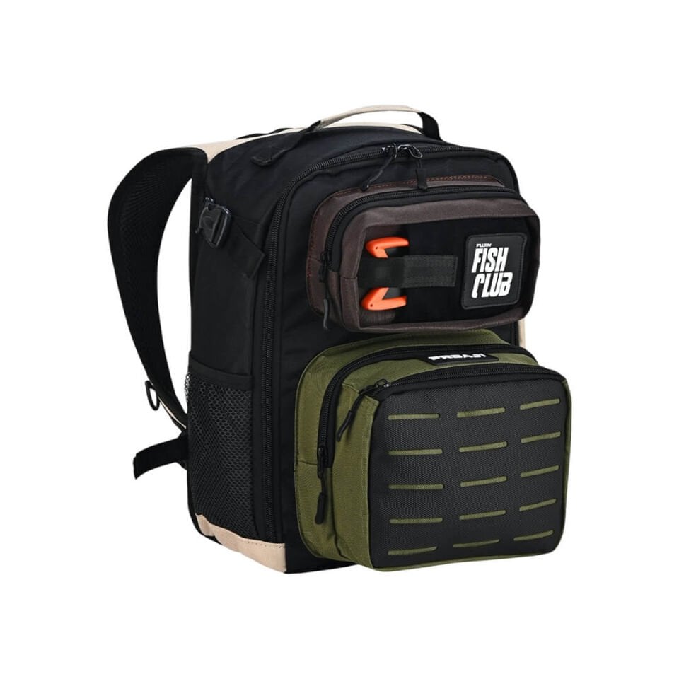 Fujin ProAji Back Pack Green Bej Balıkçı Sırt Çantası