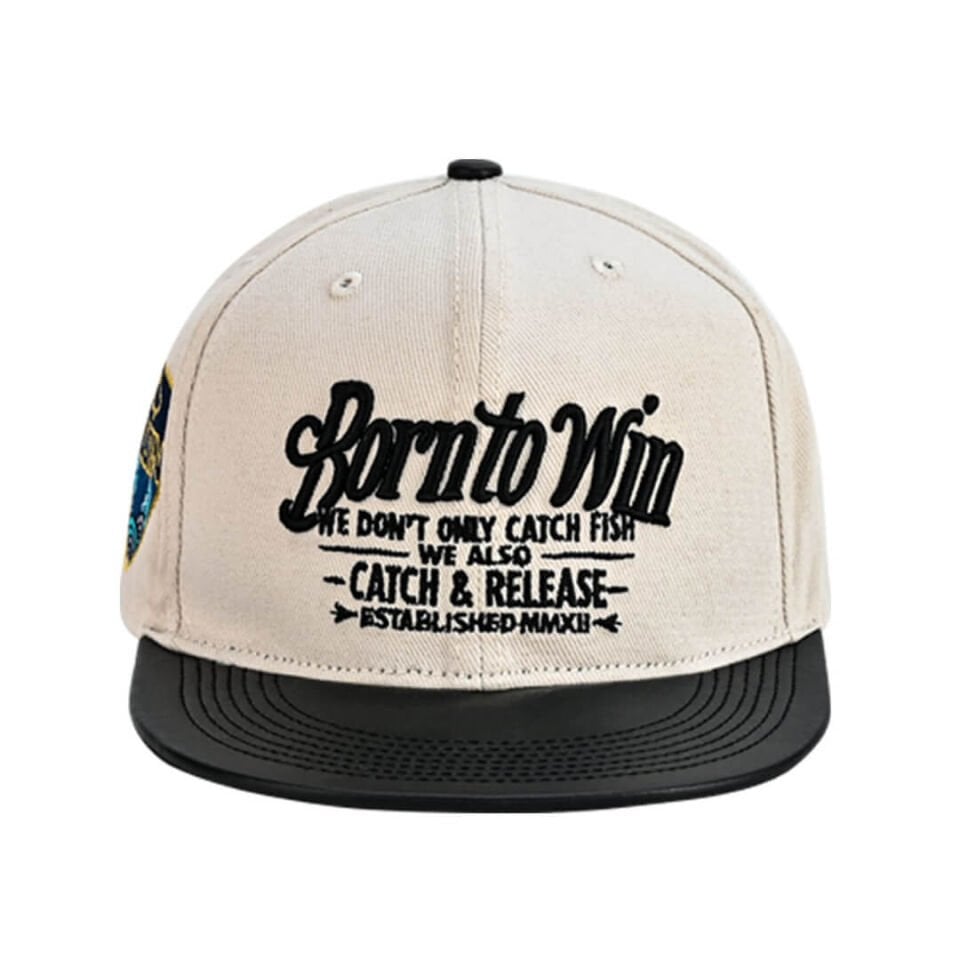 Fujin BTW Leather Visor Dirty White Balıkçı Şapkası