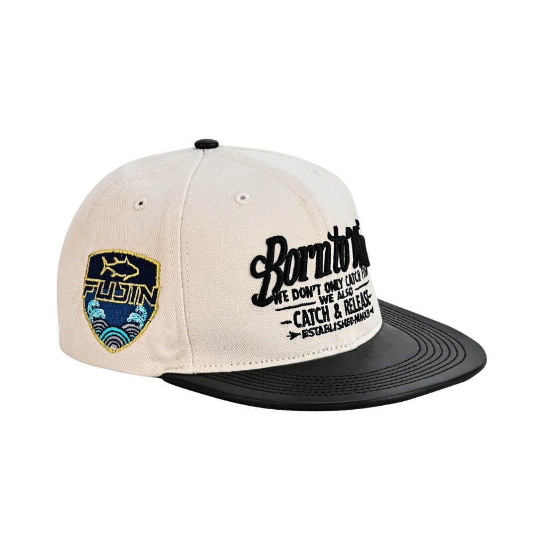 Fujin BTW Leather Visor Dirty White Balıkçı Şapkası