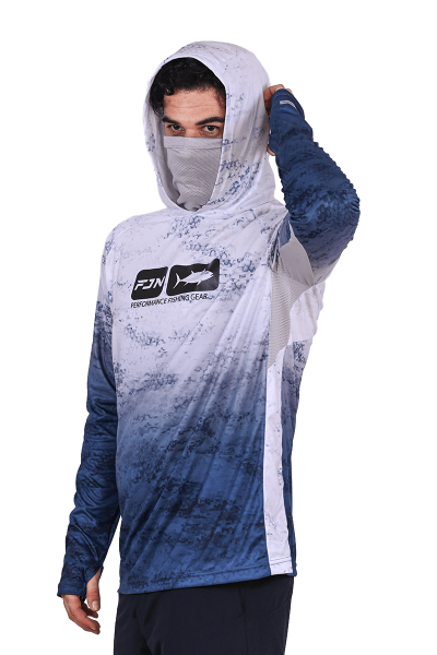 Fujin Pro Angler T-Shirt Grey Wave