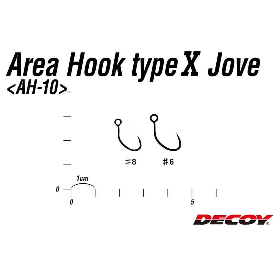 Decoy AH-10 Area Hook Type X Jove Single İğne