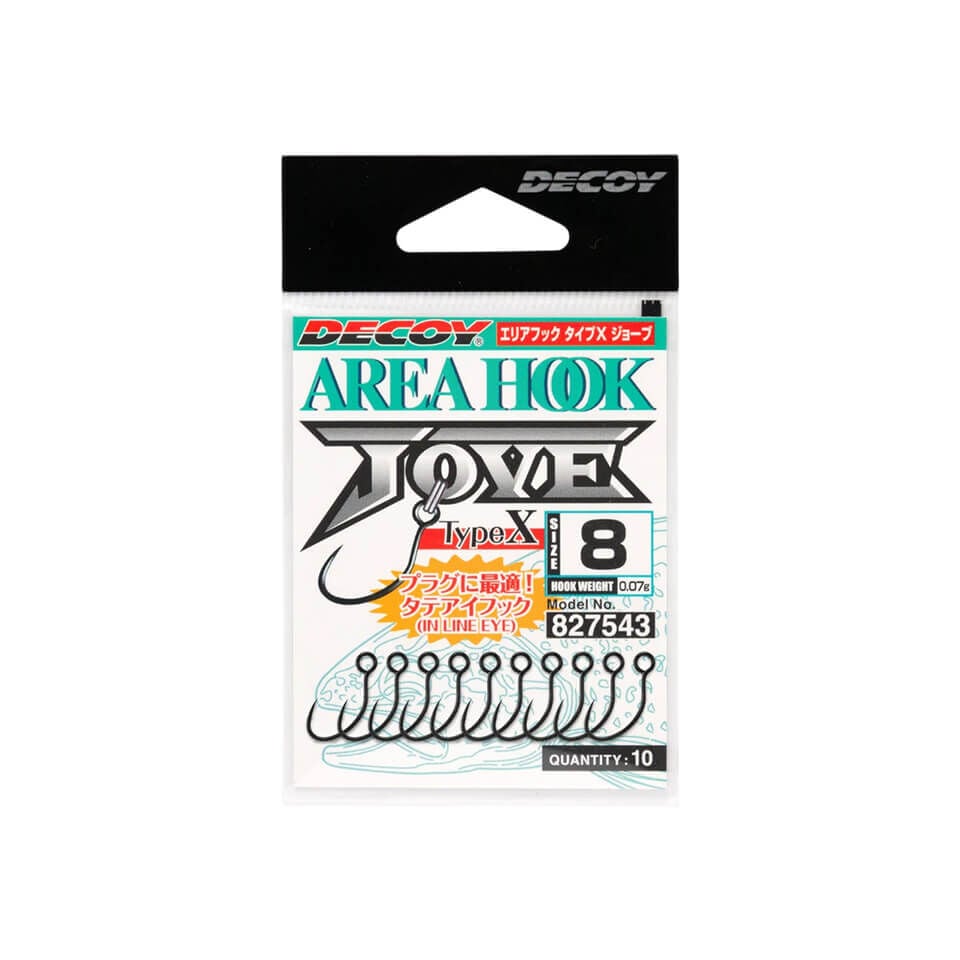 Decoy AH-10 Area Hook Type X Jove Single İğne