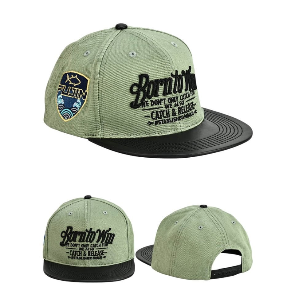 Fujin BTW Leather Visor Light Green Balıkçı Şapkası