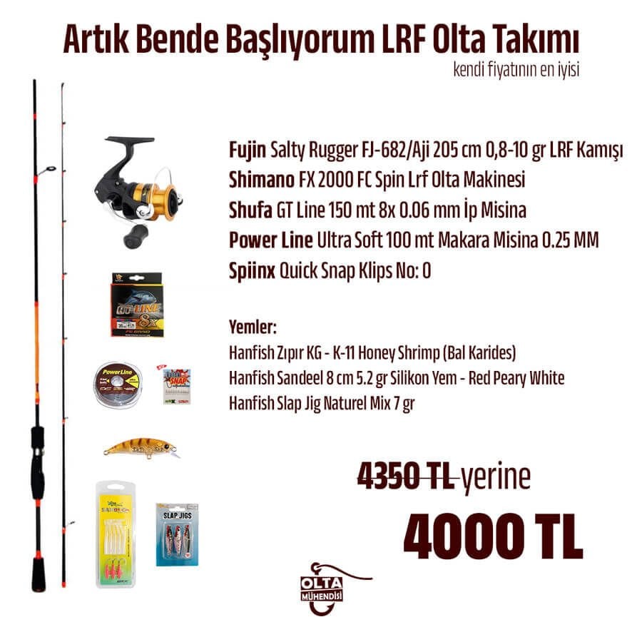 Artık Bende Başlıyorum LRF Olta Takımı