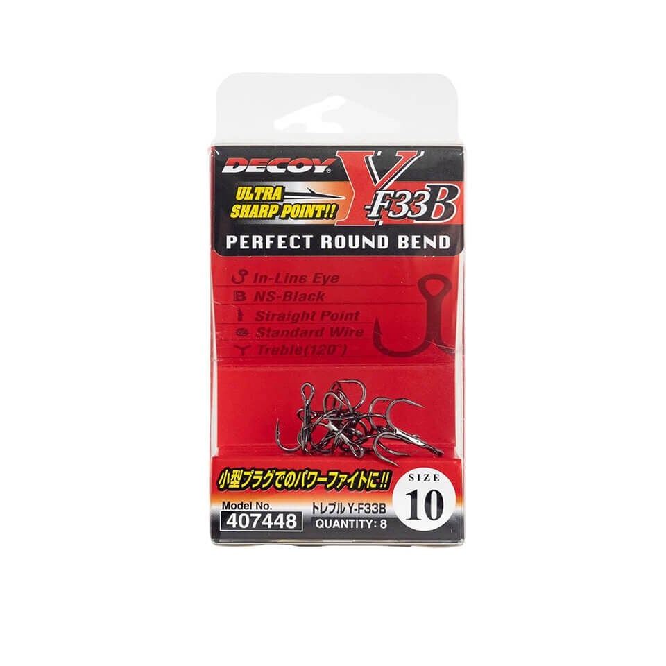 Decoy Y-F33B Treble Üçlü Olta İğnesi