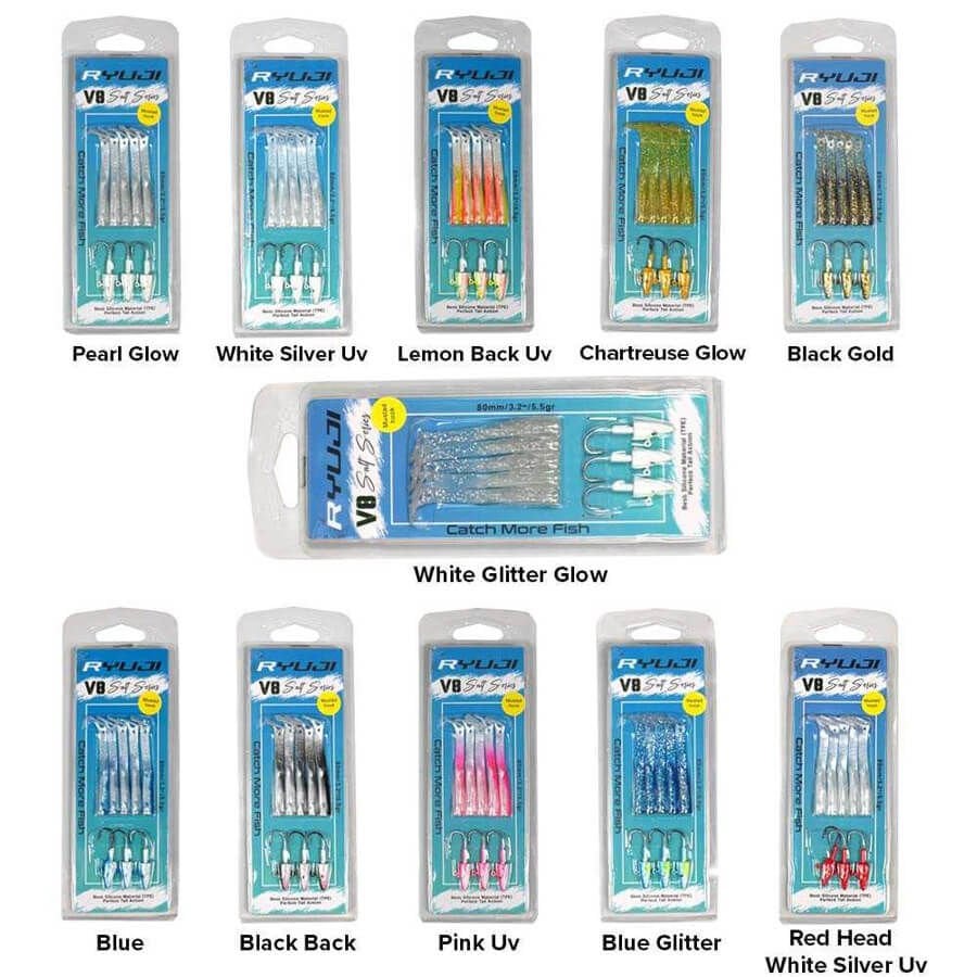 Ryuji V8 Silikon 8 Cm 5.5 Gr Maket Yem