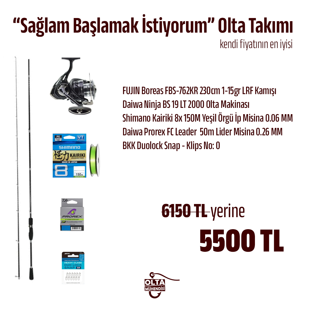 Sağlam Başlamak İstiyorum LRF Olta Takımı