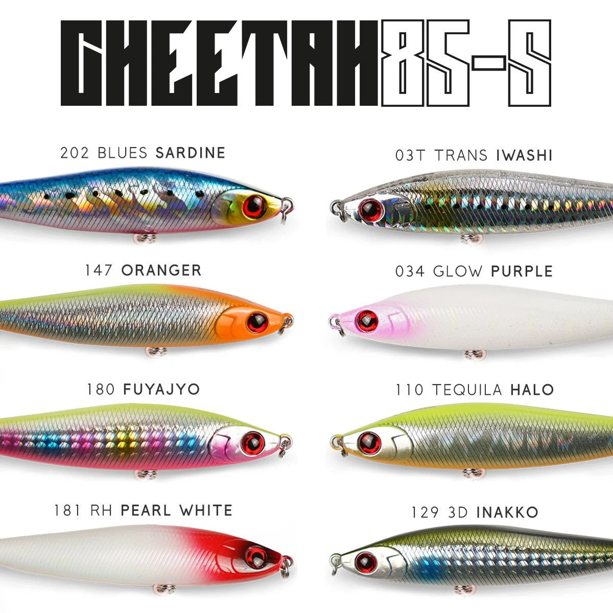 Fujin Cheetah 85S 20 Gr 8.5 Cm Maket Balık 202 Blues Sardine